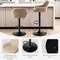 Set of 1/2/3/4 Mid-Century Modern Leatherette Gaslift Adjustable Swivel Bar Stools